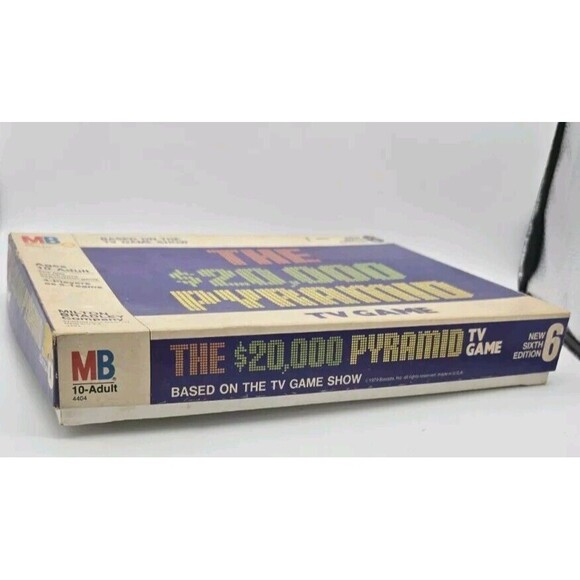 Vintage 1978 The $20,000 Pyramid Board Game Incomplete Great For Replacement Pcs - Picture 16 of 16